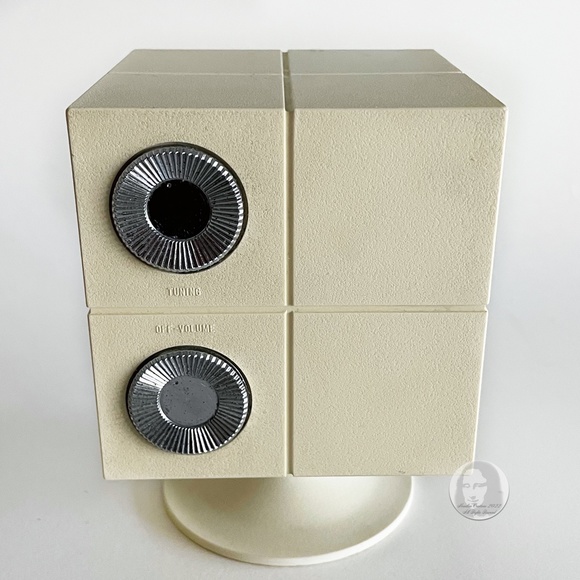 Vintage Panasonic Radio R-47A Transistor Cube Centerport Space Age 70s Atomic - Picture 6 of 16